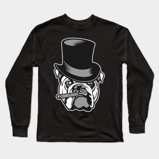 Detective bulldog Long Sleeve T-Shirt